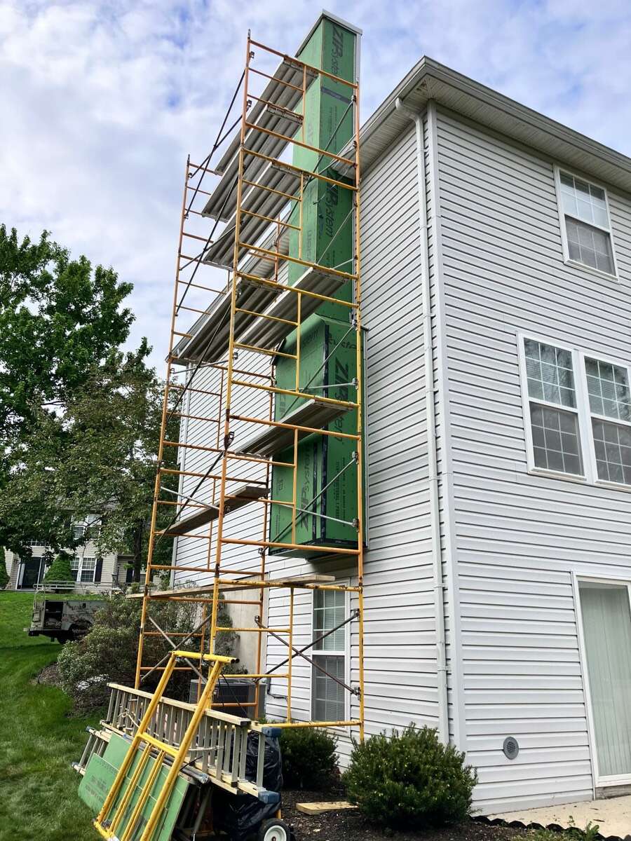 Chimney repair project — Fogelsville, PA