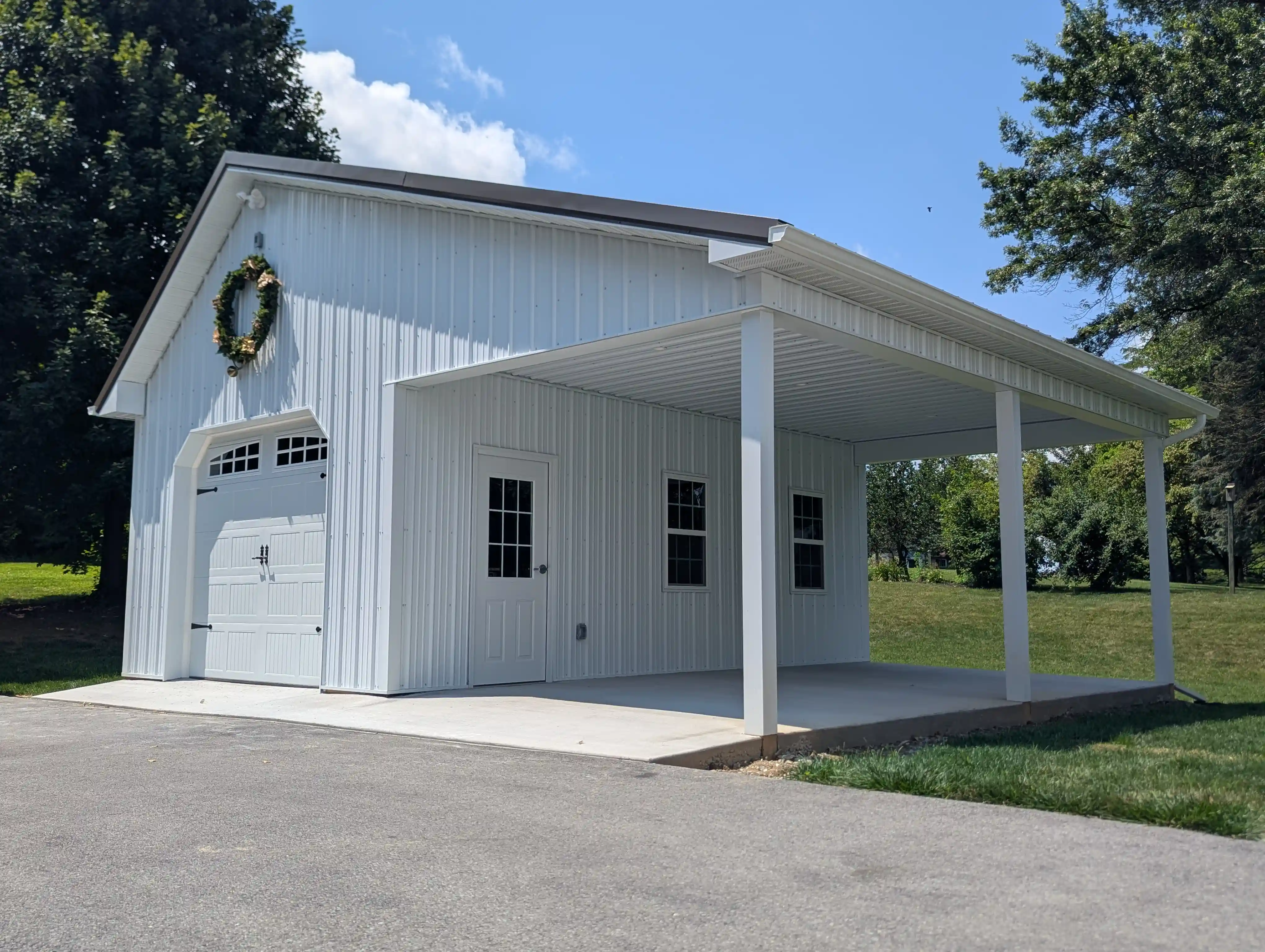 Completed Maxatawny garage exterior — Core Structures Inc. (photo 1)